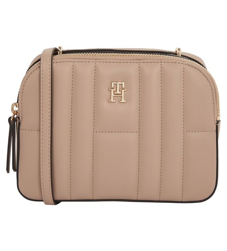 Tommy Hilfiger - TH FEMININE CONV CAMERA BAG Kadın Bej Çanta - AW0AW17453