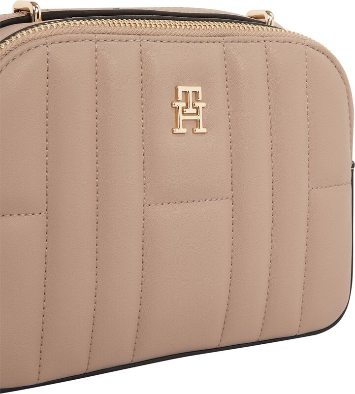 TH FEMININE CONV CAMERA BAG Kadın Bej Çanta - AW0AW17453