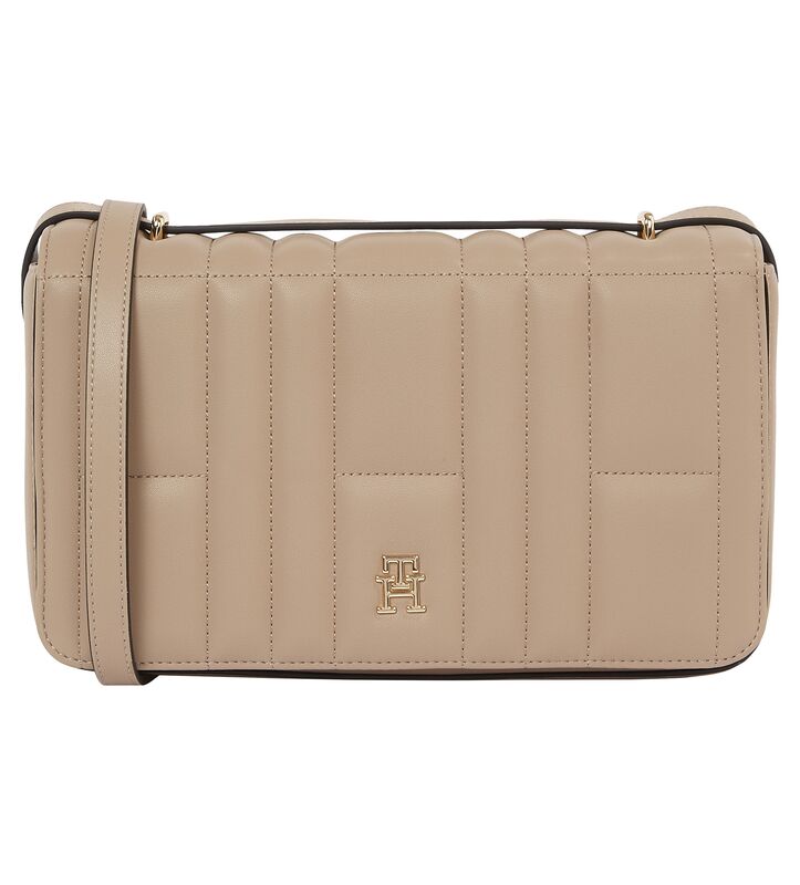 Tommy Hilfiger - TH FEMININE CONV CROSSOVER Kadın Bej Çanta - AW0AW17454