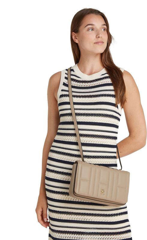 TH FEMININE CONV CROSSOVER Kadın Bej Çanta - AW0AW17454