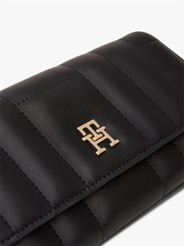 TH FEMININE LRG FLAP Kadın Siyah Cüzdan - AW0AW17475