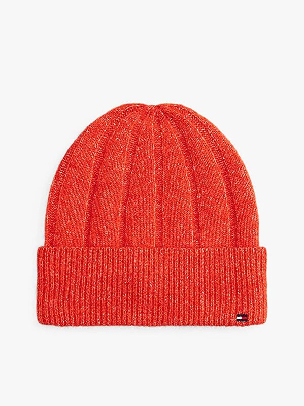 TH FLAG FLUFFY BEANIE Kadın Turuncu Bere - AW0AW17779 TH FLAG FLUFFY BEANIE Kadın Turuncu Bere - AW0AW17779