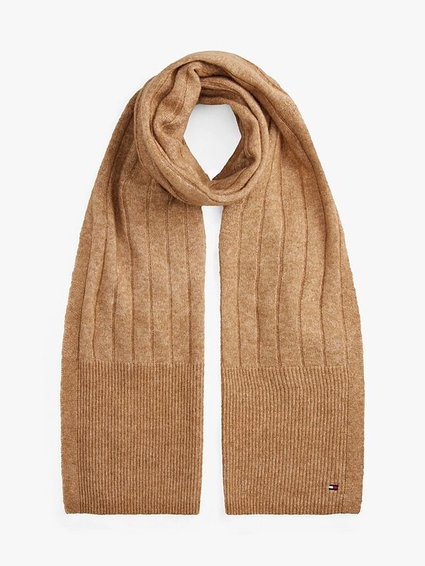 TH FLAG FLUFFY SCARF Kadın Yeşil Atkı - AW0AW17787