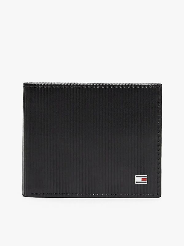 Tommy Hilfiger - TH FLAG MINI CC WALLET Erkek Siyah Cüzdan - AM0AM13958