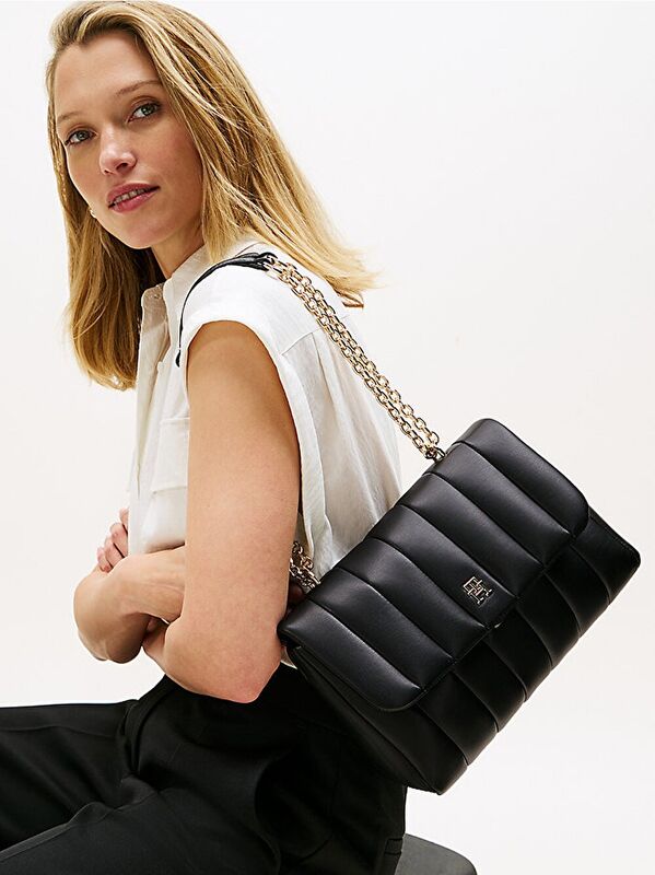 TH GRACE MED CROSSOVER Kadın Siyah Çanta - AW0AW17669