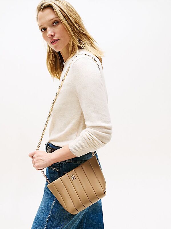 TH GRACE MINI CROSSOVER Kadın Yeşil Çanta - AW0AW17690