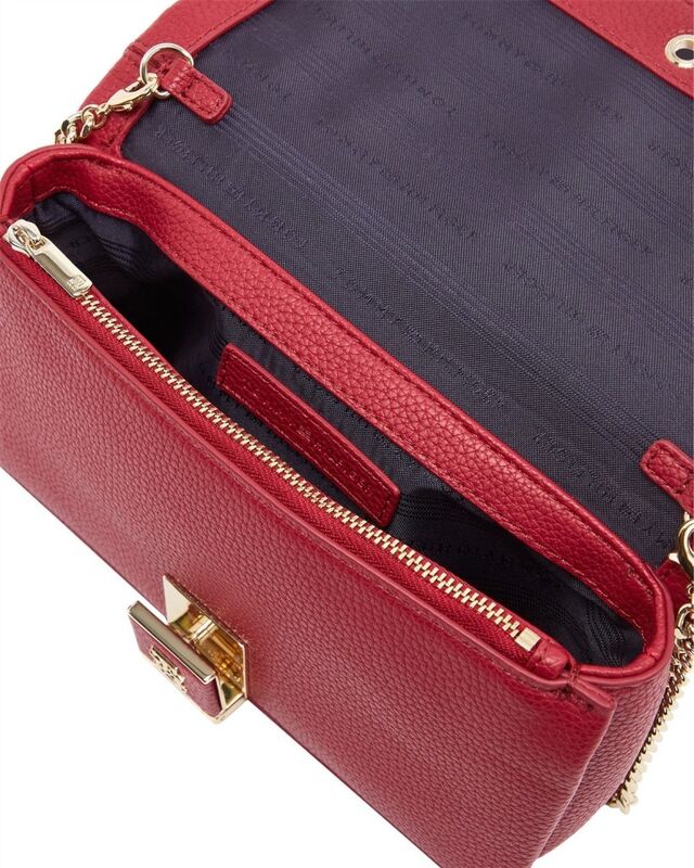 TH HER FLAP W/CHAIN Kadın Kırmızı Çanta - AW0AW17403 TH HER FLAP W/CHAIN Kadın Kırmızı Çanta - AW0AW17403