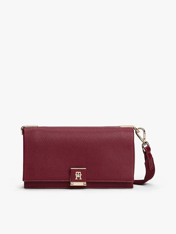 Tommy Hilfiger - TH HER MINI CROSSOVER Kadın Mor Çanta - AW0AW17949