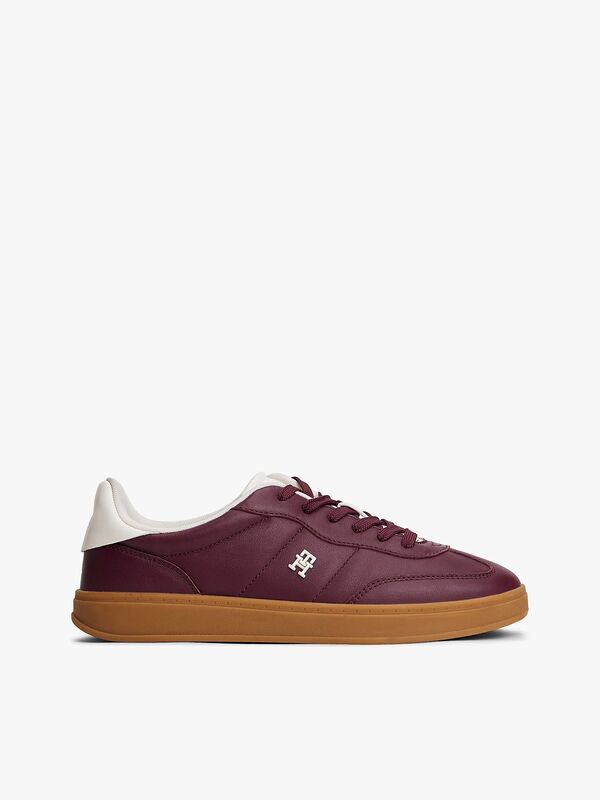 Tommy Hilfiger - TH HERITAGE SNEAKER SHINY Kadın Kahverengi Spor Ayakkabı - FW0FW08823 Tommy Hilfiger - TH HERITAGE SNEAKER SHINY Kadın Kahverengi Spor Ayakkabı - FW0FW08823