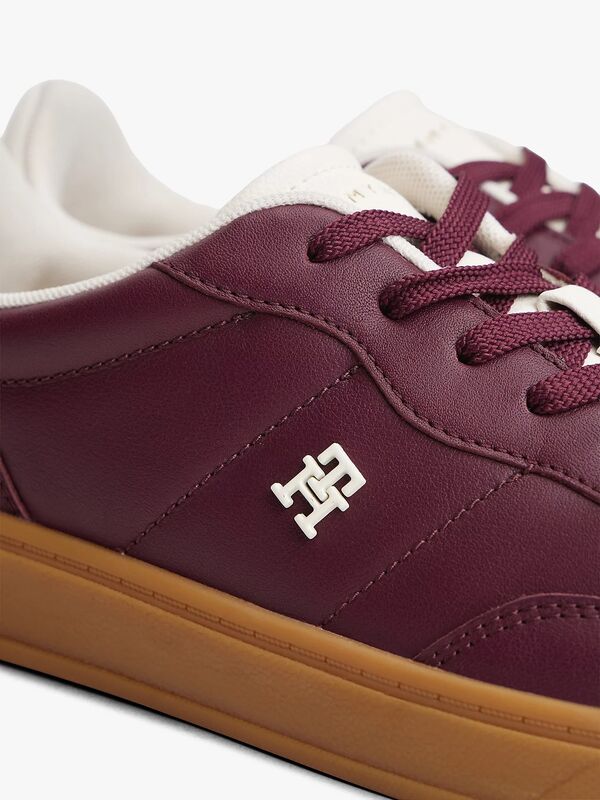 TH HERITAGE SNEAKER SHINY Kadın Kahverengi Spor Ayakkabı - FW0FW08823