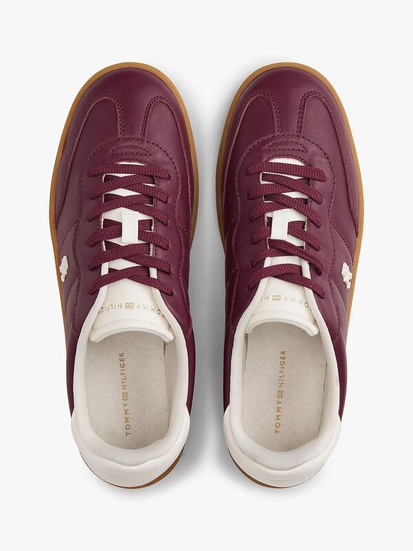 TH HERITAGE SNEAKER SHINY Kadın Kahverengi Spor Ayakkabı - FW0FW08823