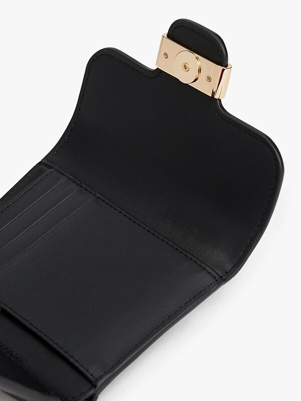 TH HERITAGE TRIFOLD Kadın Siyah Cüzdan - AW0AW18034