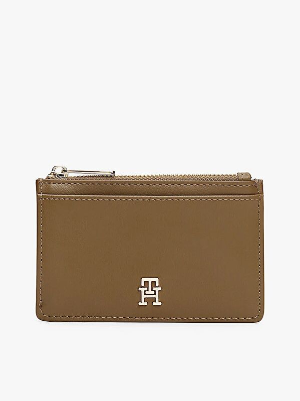 Tommy Hilfiger - TH ICON LONG CC HOLDER Kadın Yeşil Kartlık - AW0AW17735