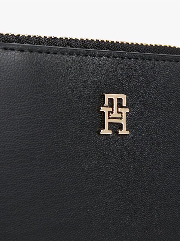 TH ICON MED ZA FLAP Kadın Siyah Cüzdan - AW0AW17742