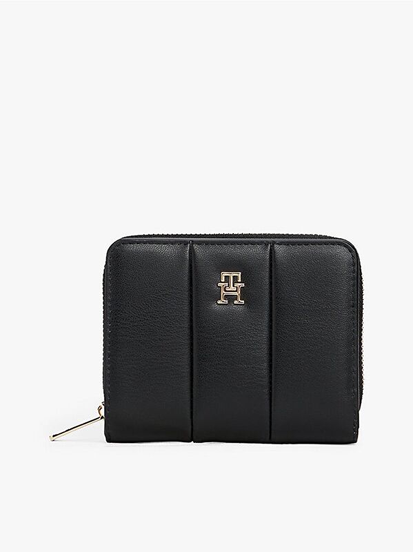 TH ICON MED ZA QUILTED Kadın Siyah Cüzdan - AW0AW17746