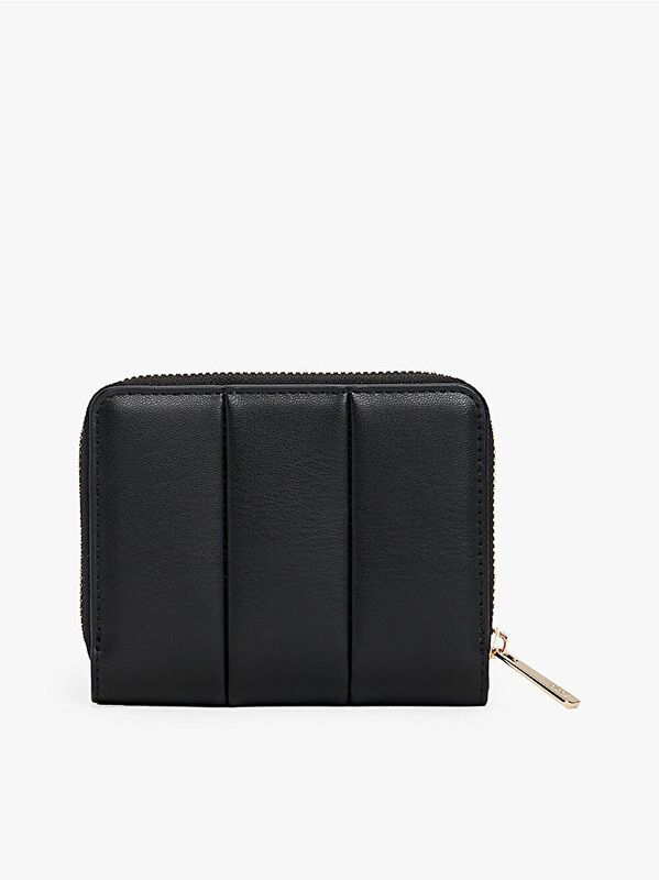TH ICON MED ZA QUILTED Kadın Siyah Cüzdan - AW0AW17746