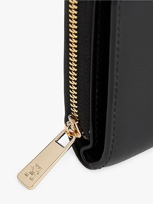 TH ICON MED ZA QUILTED Kadın Siyah Cüzdan - AW0AW17746