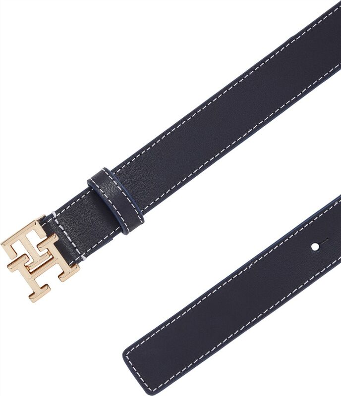 Tommy Hilfiger - TH LOGO 2.5 Kadın Mavi Kemer - AW0AW17248