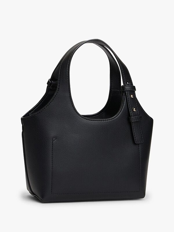 TH LOGO MINI TOTE Kadın Siyah Çanta - AW0AW18281