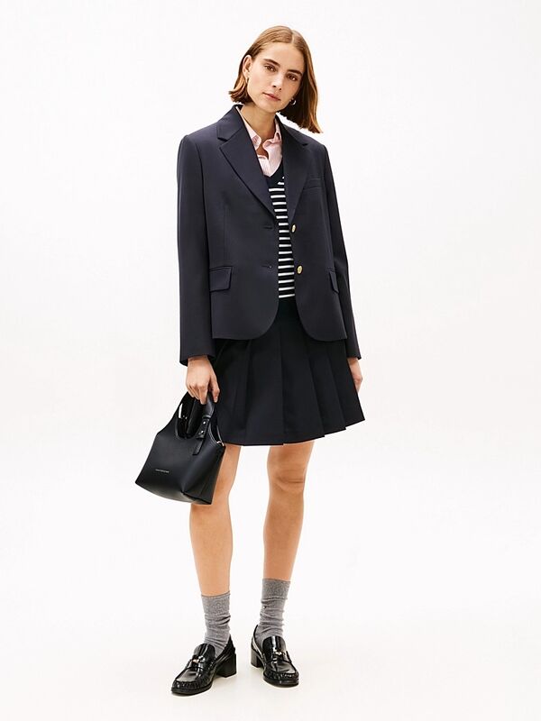 TH LOGO MINI TOTE Kadın Siyah Çanta - AW0AW18281