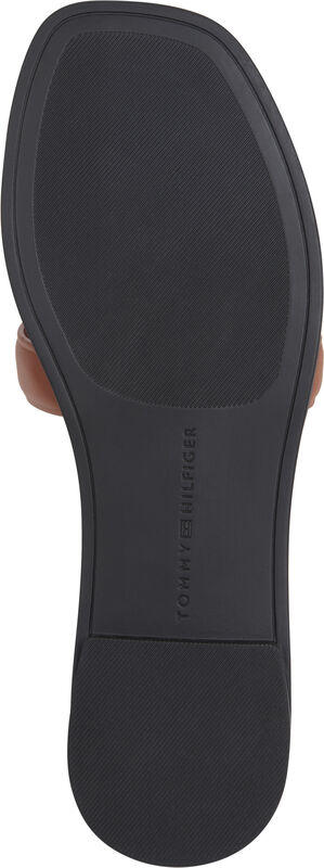 TH LOGO STRAP MULE Kadın Kahverengi Sandalet - FW0FW08671 TH LOGO STRAP MULE Kadın Kahverengi Sandalet - FW0FW08671