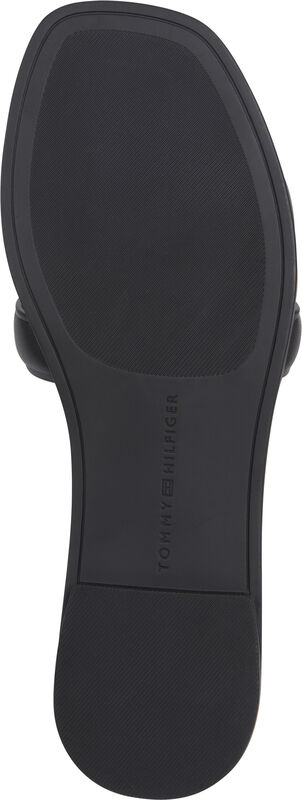 TH LOGO STRAP MULE Kadın Siyah Sandalet - FW0FW08671