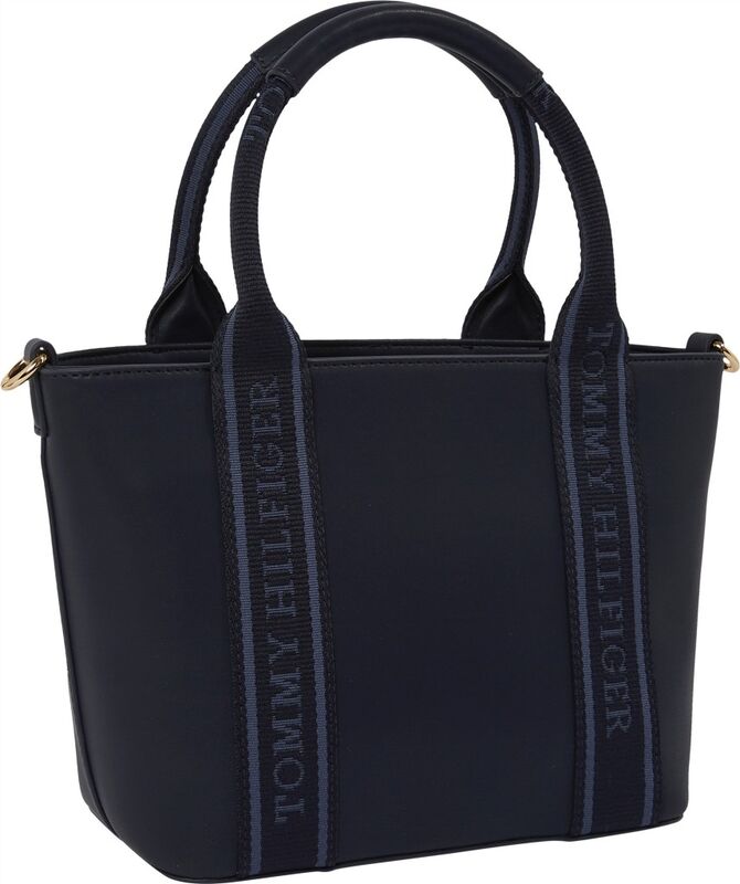 TH LOGOTAPE MINI TOTE Kadın Mavi Çanta - AW0AW17201