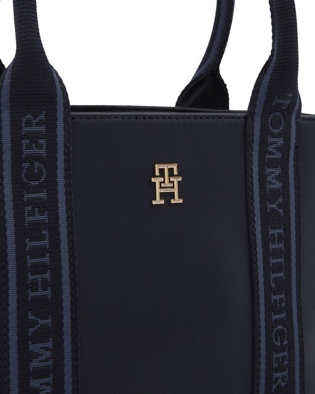 TH LOGOTAPE MINI TOTE Kadın Mavi Çanta - AW0AW17201