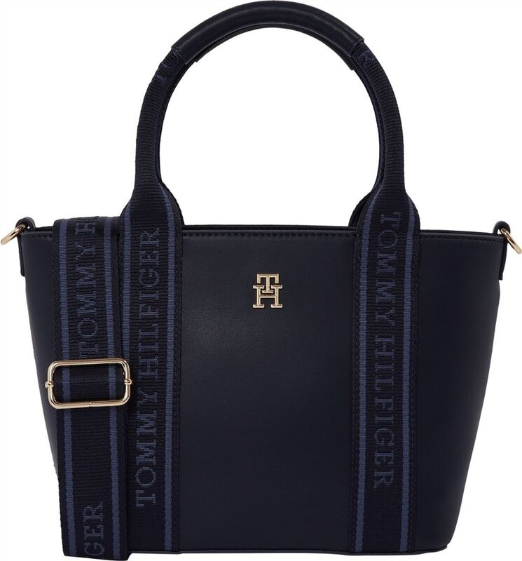 TH LOGOTAPE MINI TOTE Kadın Mavi Çanta - AW0AW17201