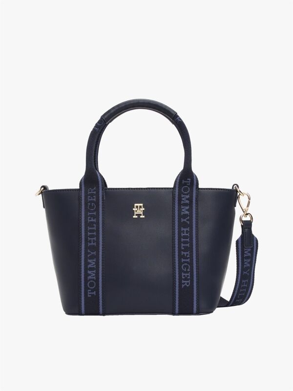 TH LOGOTAPE MINI TOTE Kadın Mavi Çanta - AW0AW17201