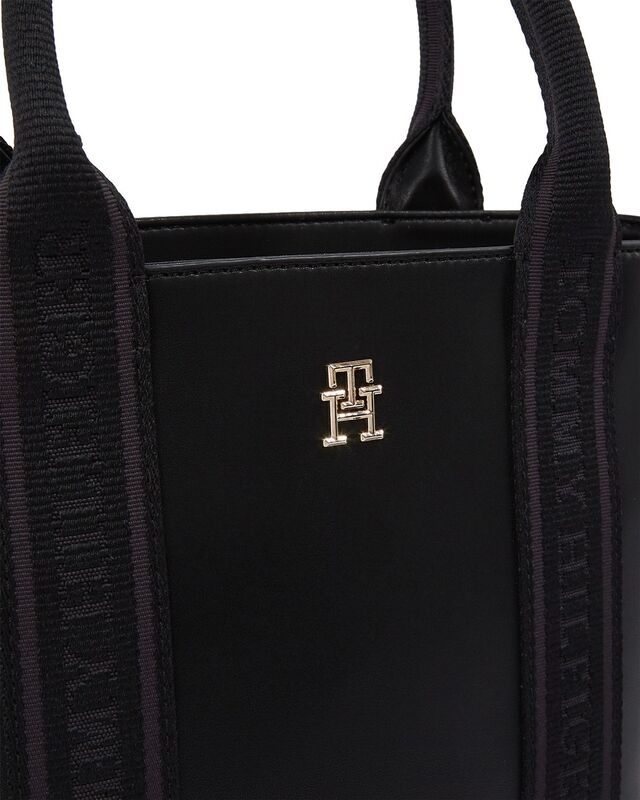 TH LOGOTAPE MINI TOTE Kadın Siyah Çanta - AW0AW17201