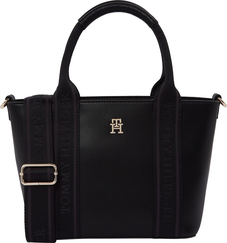 TH LOGOTAPE MINI TOTE Kadın Siyah Çanta - AW0AW17201