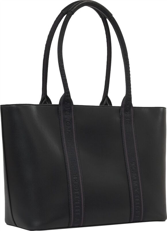 TH LOGOTAPE TOTE Kadın Siyah Çanta - AW0AW17198