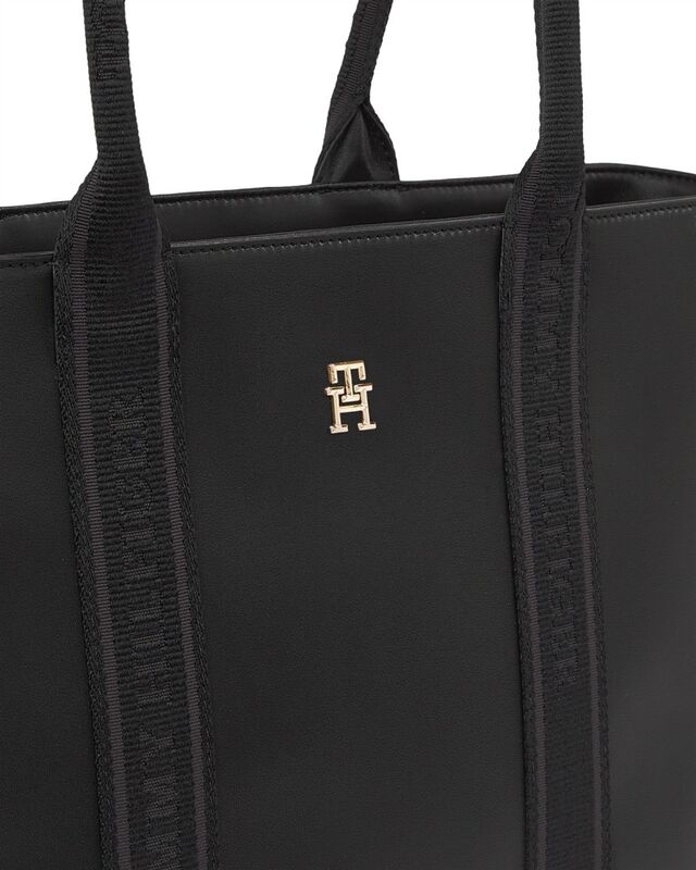 TH LOGOTAPE TOTE Kadın Siyah Çanta - AW0AW17198