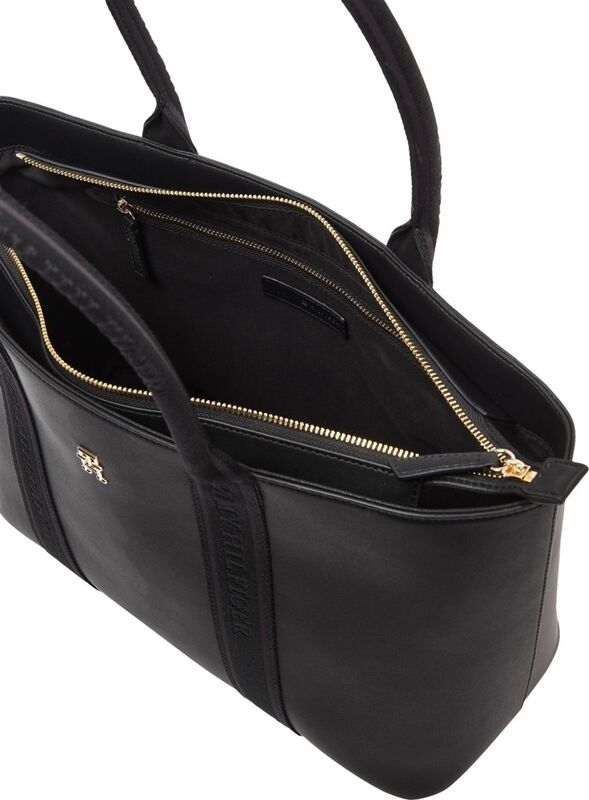 TH LOGOTAPE TOTE Kadın Siyah Çanta - AW0AW17198