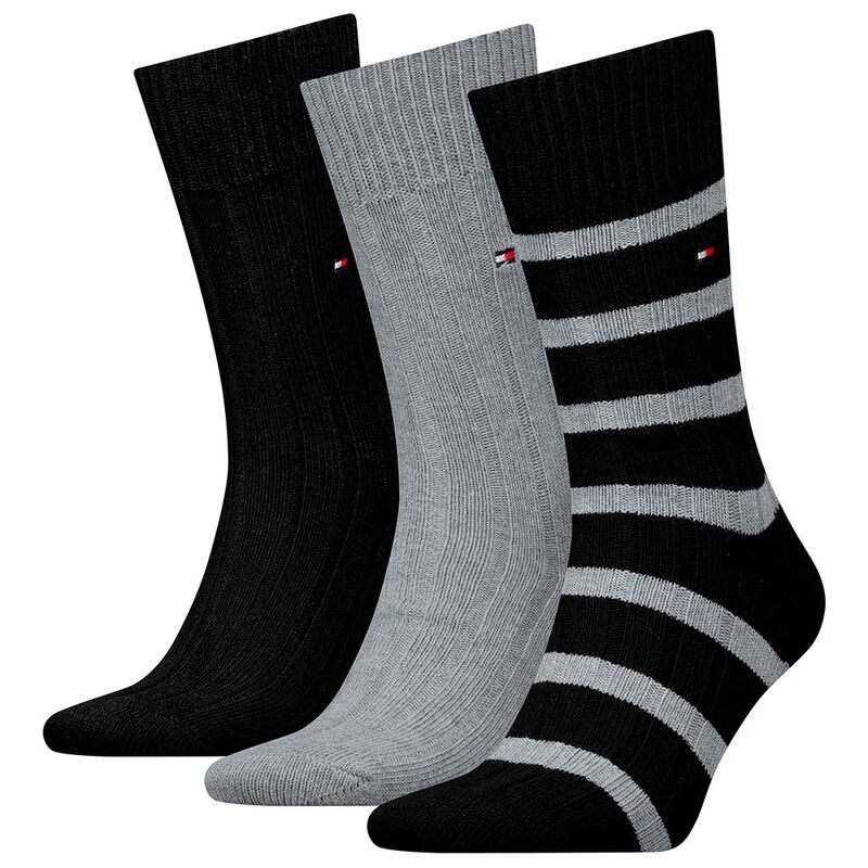 Tommy Hilfiger - TH MEN SOCK 3P GIFTB Erkek Siyah Çorap - S701235377