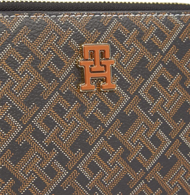 TH MONOPLAY LEATHER MED 7 WALLET Kadın Siyah Cüzdan - AW0AW17417