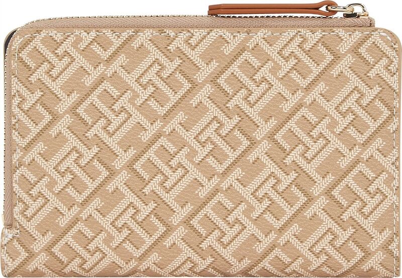 TH MONOPLAY LEATHER MED 7 WALLET Kadın Yeşil Cüzdan - AW0AW17417