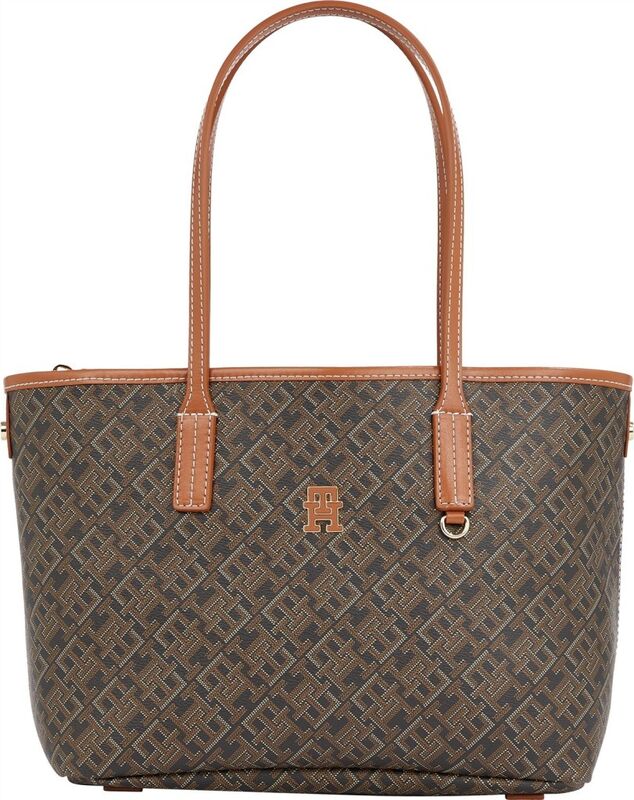 TH MONOPLAY LEATHER MINI TOTE Kadın Siyah Çanta - AW0AW17415