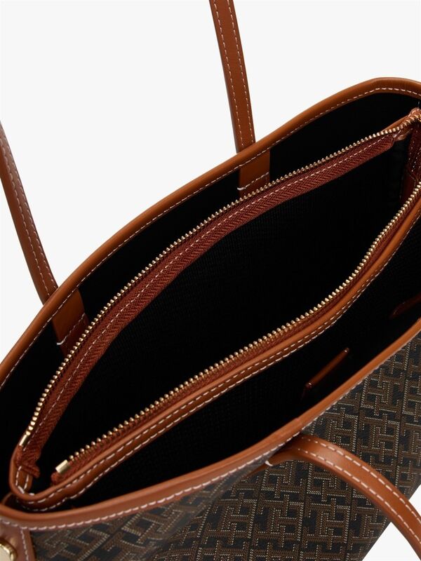 TH MONOPLAY LEATHER MINI TOTE Kadın Siyah Çanta - AW0AW17415
