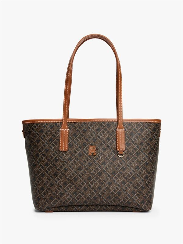 TH MONOPLAY LEATHER MINI TOTE Kadın Siyah Çanta - AW0AW17415