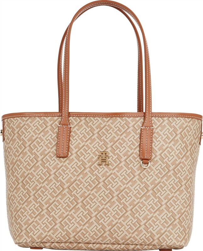 TH MONOPLAY LEATHER MINI TOTE Kadın Yeşil Çanta - AW0AW17415