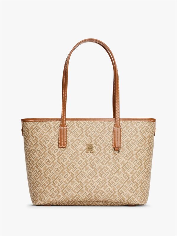 TH MONOPLAY LEATHER MINI TOTE Kadın Yeşil Çanta - AW0AW17415