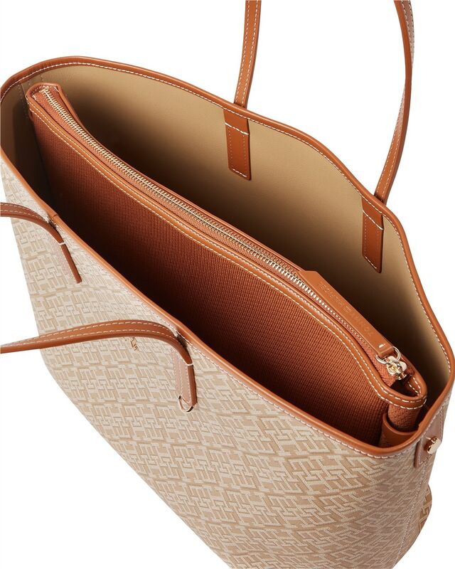 TH MONOPLAY LEATHER TOTE Kadın Yeşil Çanta - AW0AW17416