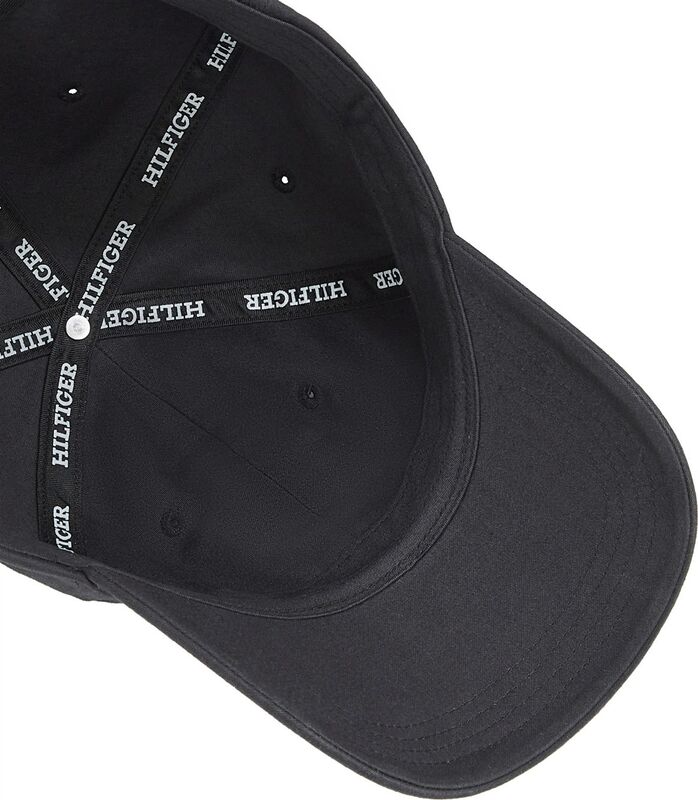 TH MONOTYPE SOFT 6 PANEL CAP Erkek Siyah Şapka - AM0AM13165