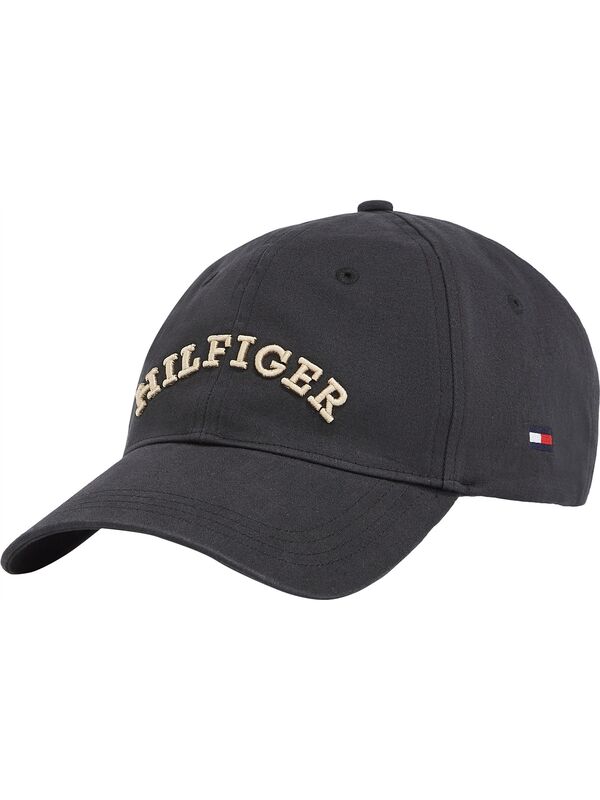 Tommy Hilfiger - TH MONOTYPE SOFT 6 PANEL CAP Erkek Siyah Şapka - AM0AM13165