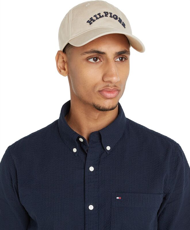 Tommy Hilfiger - TH MONOTYPE SOFT 6 PANEL CAP Erkek Yeşil Şapka - AM0AM13165