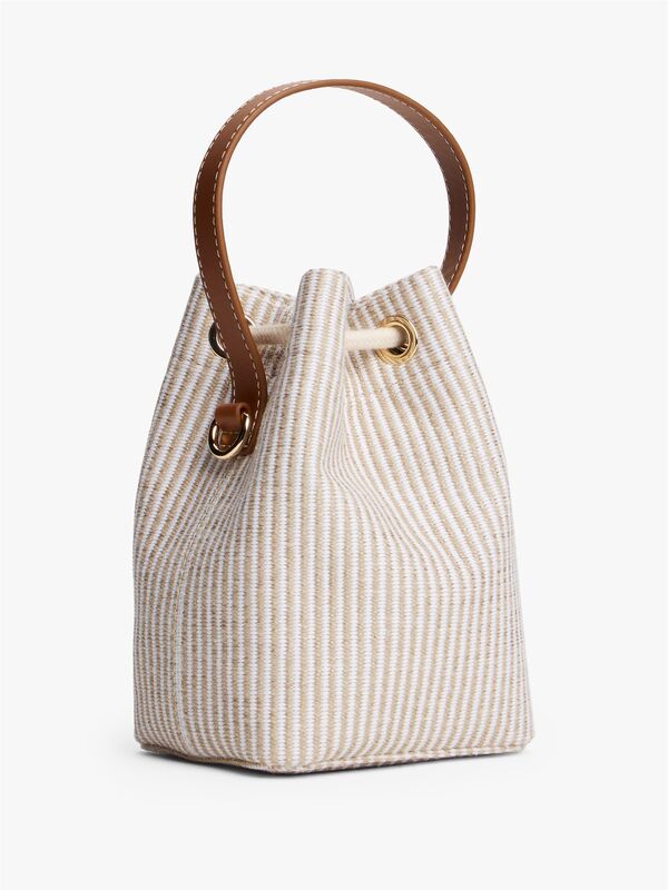 TH PREMIUM BEACH LE BUCKET Kadın Bej Çanta - AW0AW17215