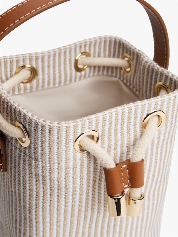 TH PREMIUM BEACH LE BUCKET Kadın Bej Çanta - AW0AW17215