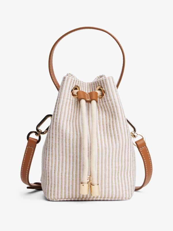 TH PREMIUM BEACH LE BUCKET Kadın Bej Çanta - AW0AW17215
